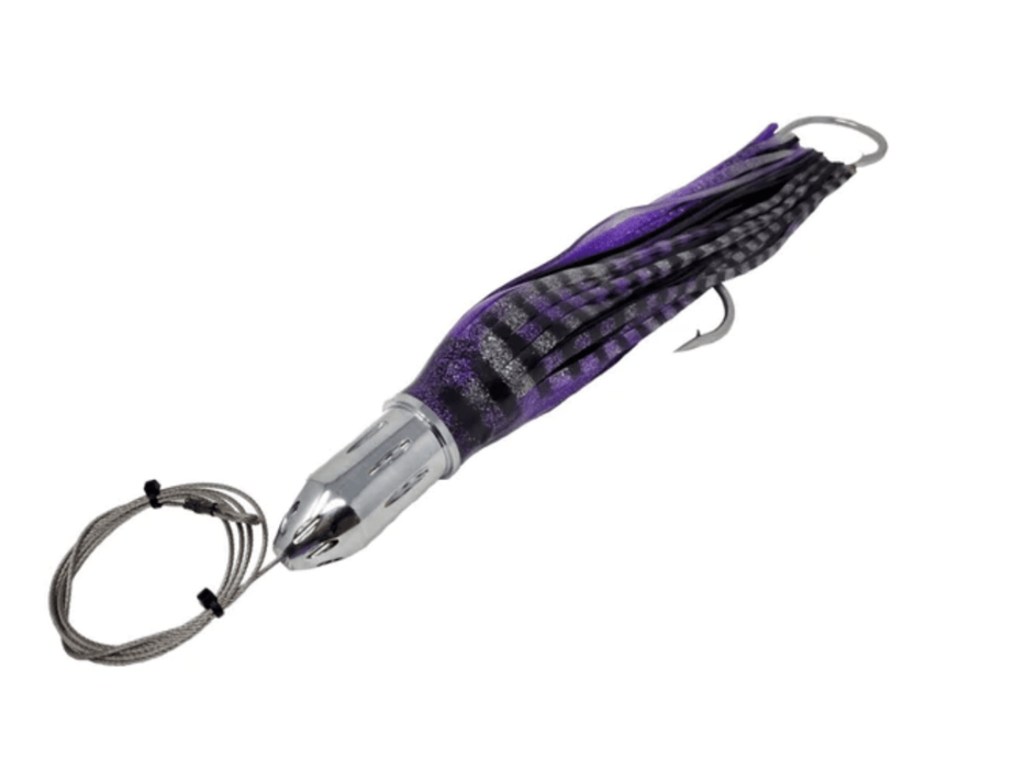Purple/Black Jet Head Fishing Lures 12/0 Hookset (17oz)