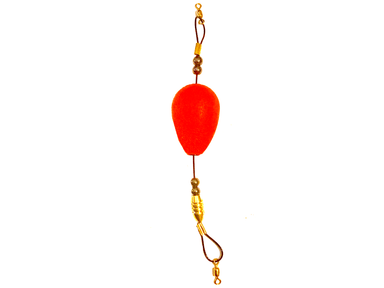 2.5" Red Mini Pear Bomb Float