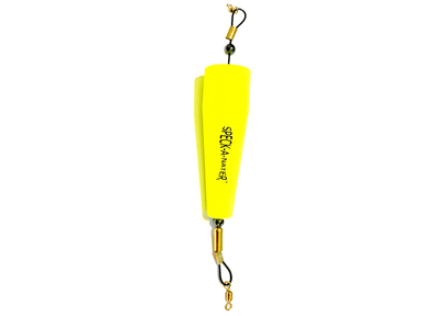 5" Chartreuse Speck-a-nater Popping Cork