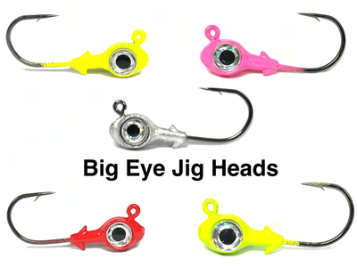 Big Eye Jig Heads (Mustad 2X Strength)