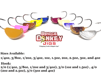 Bridge Donkey Jigs Sheepshead and Tog jig (Mustad 2X)
