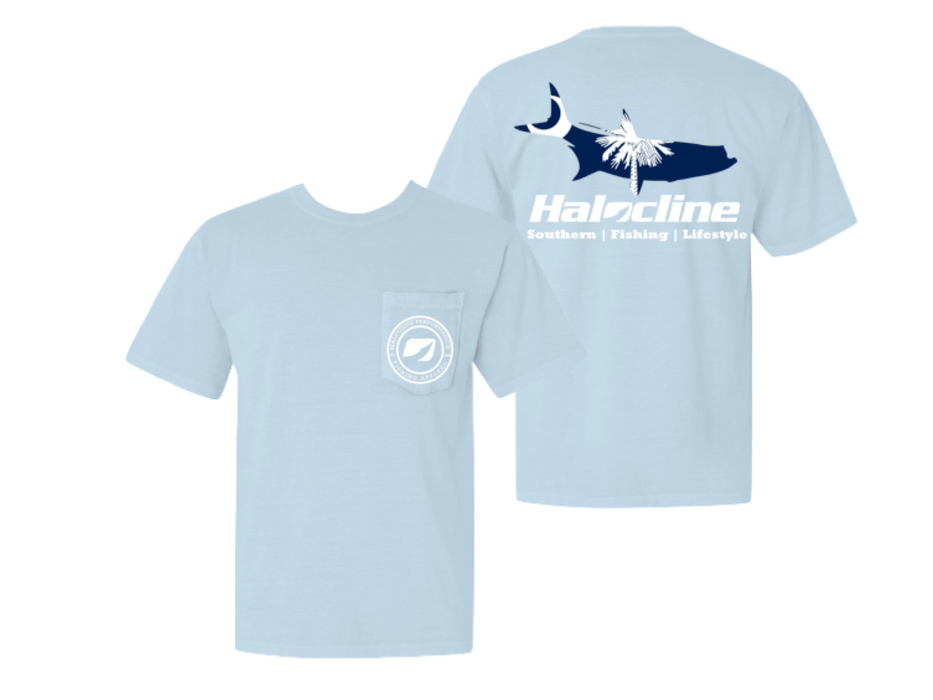Halocline South Carolina Tarpon Pocket T-shirt - Hunting and Fishing Depot