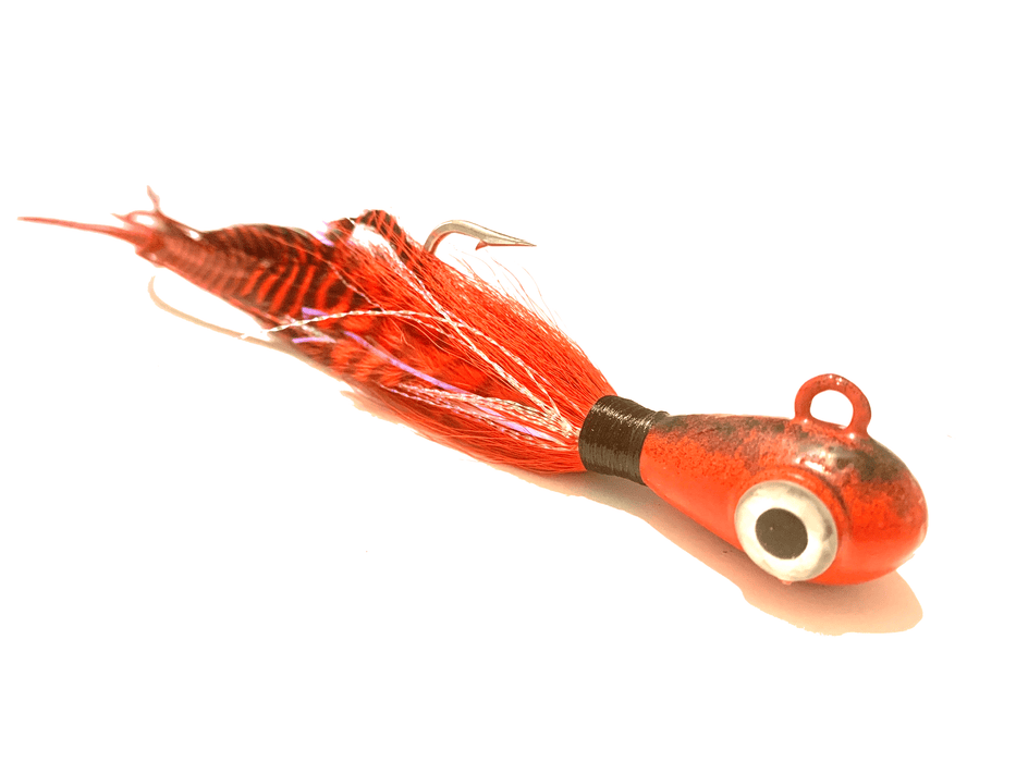 Fire Red Bugeye Bomber Cobia Jig