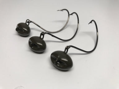 Charcoal Green Flounder Jigs - Hunting and Fishing Depot