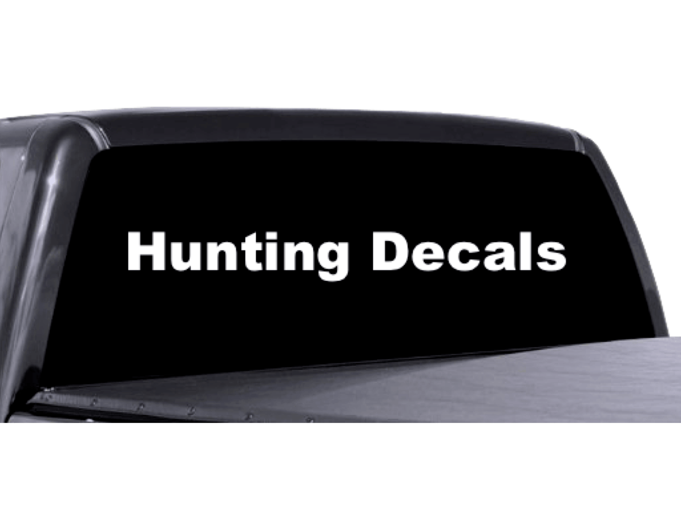 Hunting stickers and decals for trucks