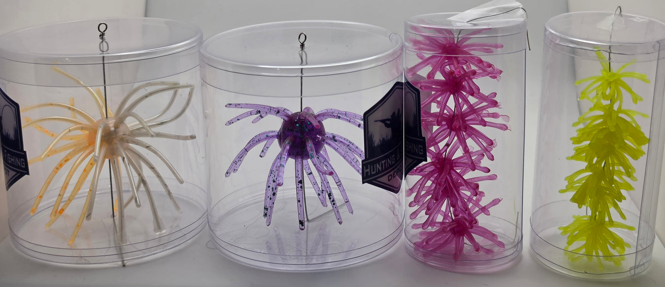 The Ultimate Urchin Bait – American-Made Spiny Finesse Soft Plastic (4" and 3.5" Bass / 1.25" and 1.75" Panfish)