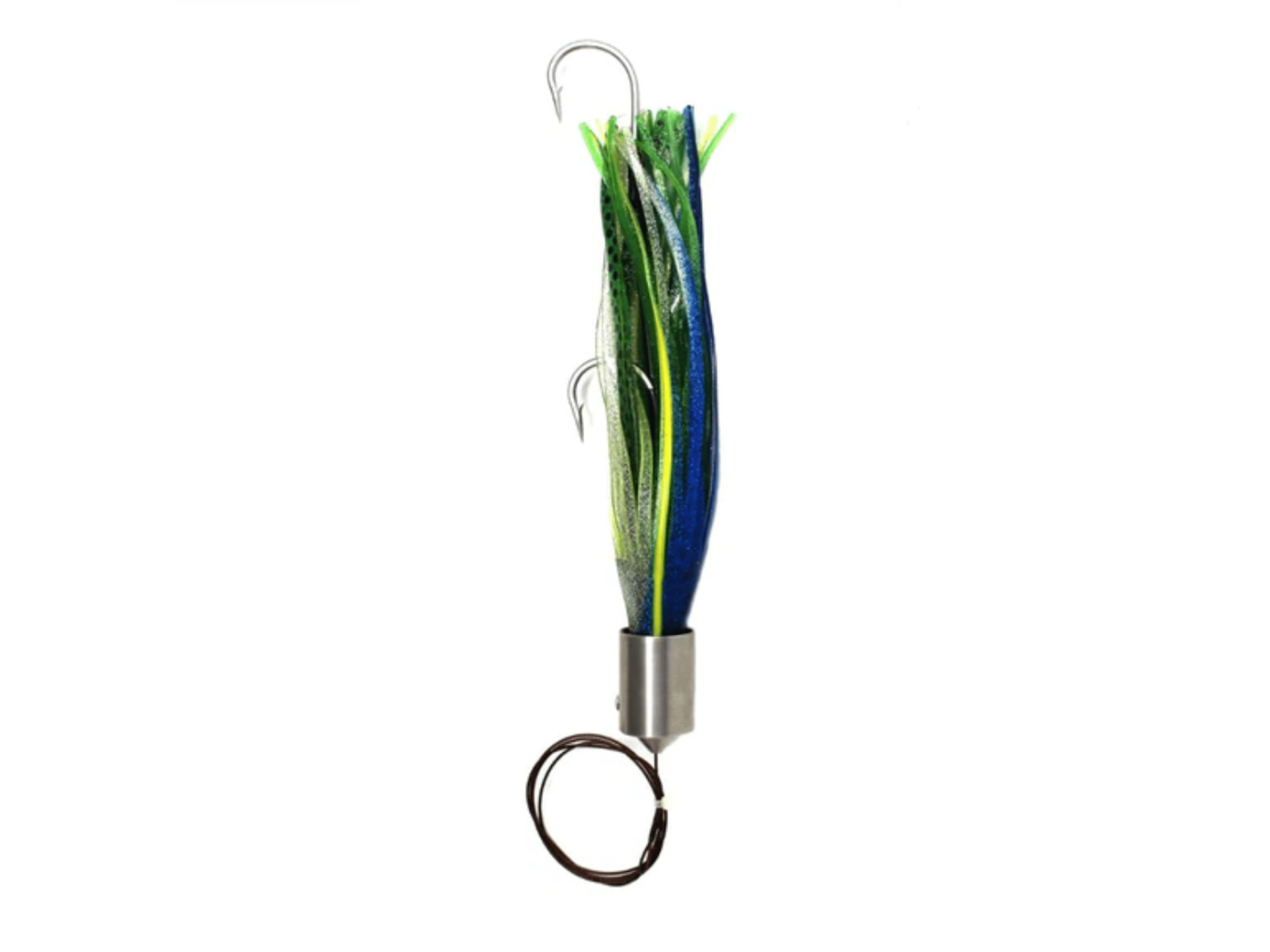 Blue/Green Cowbell Fishing Lure (15oz) 10/0 Hookset– Hunting and Fishing  Depot