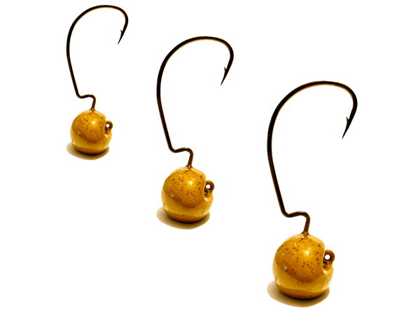 EWG Standup Football Ned Rig Jig Heads 3 pack