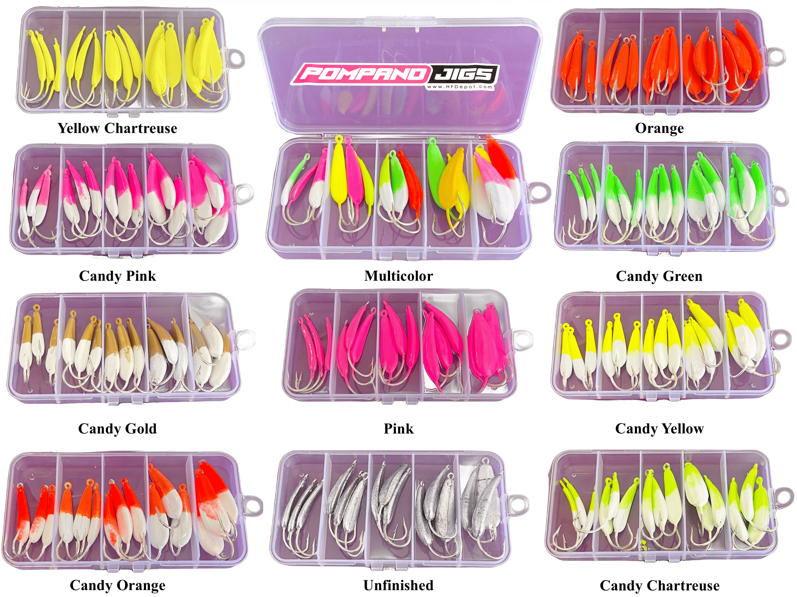 Pompano Goofy Jig Box — Hunting and Fishing Depot