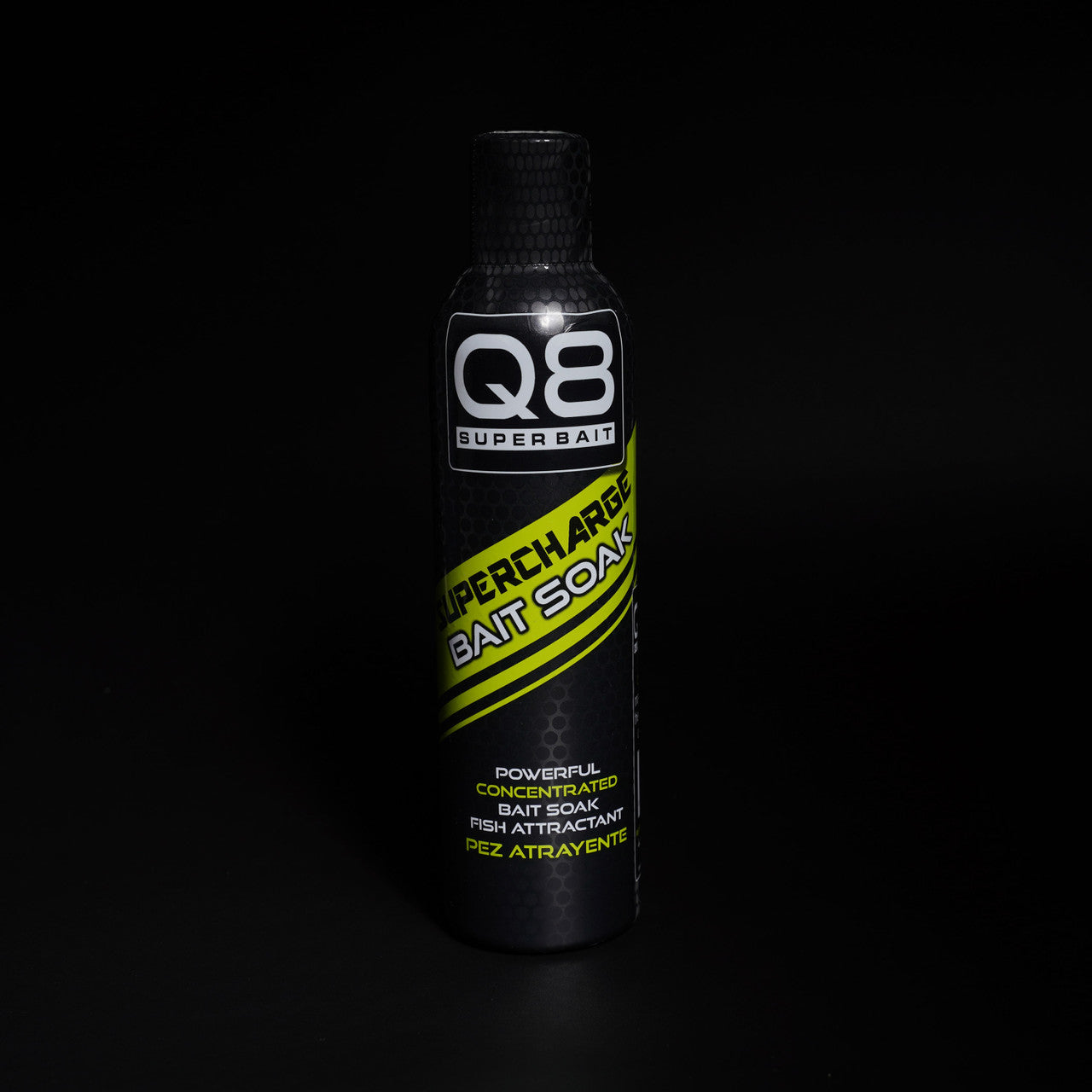 Q8 Supercharge Bait Soak (8oz) – Natural Fish Attractant & Bait Enhancer