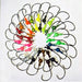 Kahle Keeper ball head jig heads with 30 degree 4/0 Kahle hook and bait keeper, 1/8 oz and 1/4 oz, all 20 colors