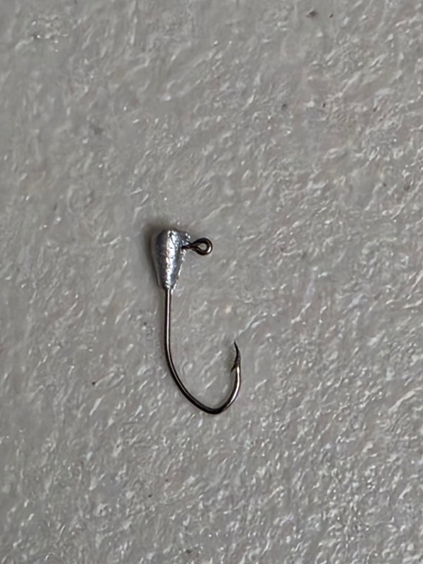 1/64 oz Dart Jig Head with #10 Mustad Sickle Hook | Premium Panfish and Crappie Jigs