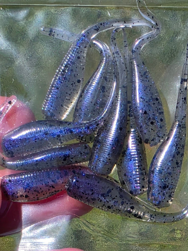 2" Crappie Shad Bait | Made in USA 10pk - photo 3