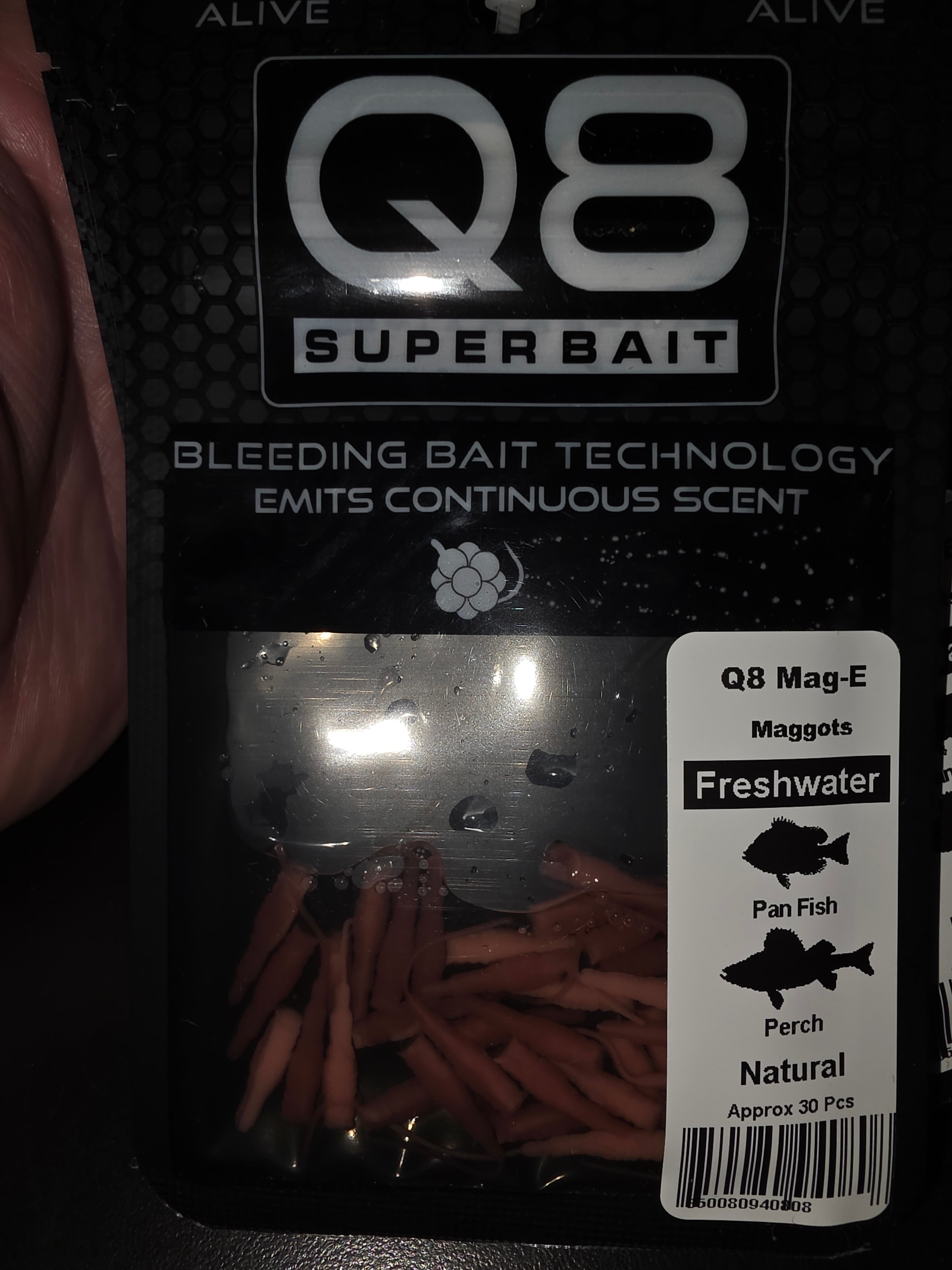 Q8 HybrAlive Mag-E’s – Artificial Maggot Fishing Baits