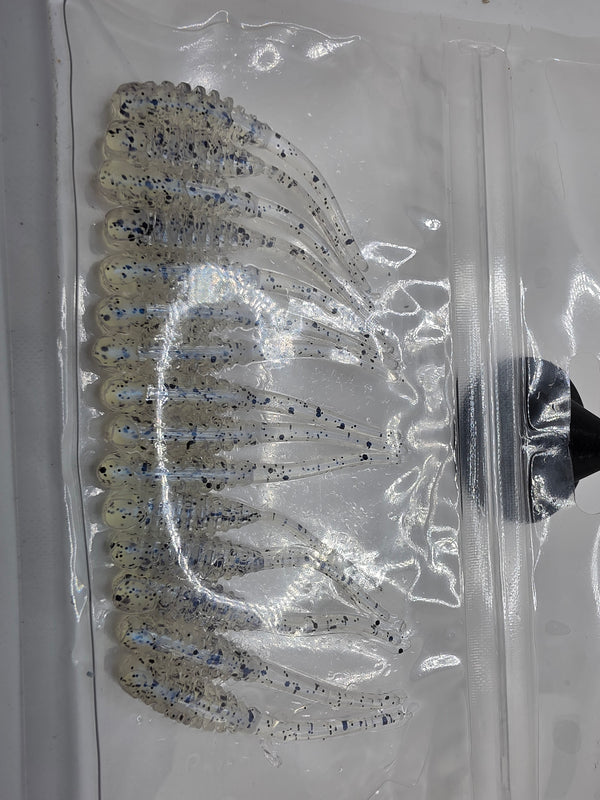 2.25" Zipper Shad Crappie Bait | Made in USA & Custom Colors