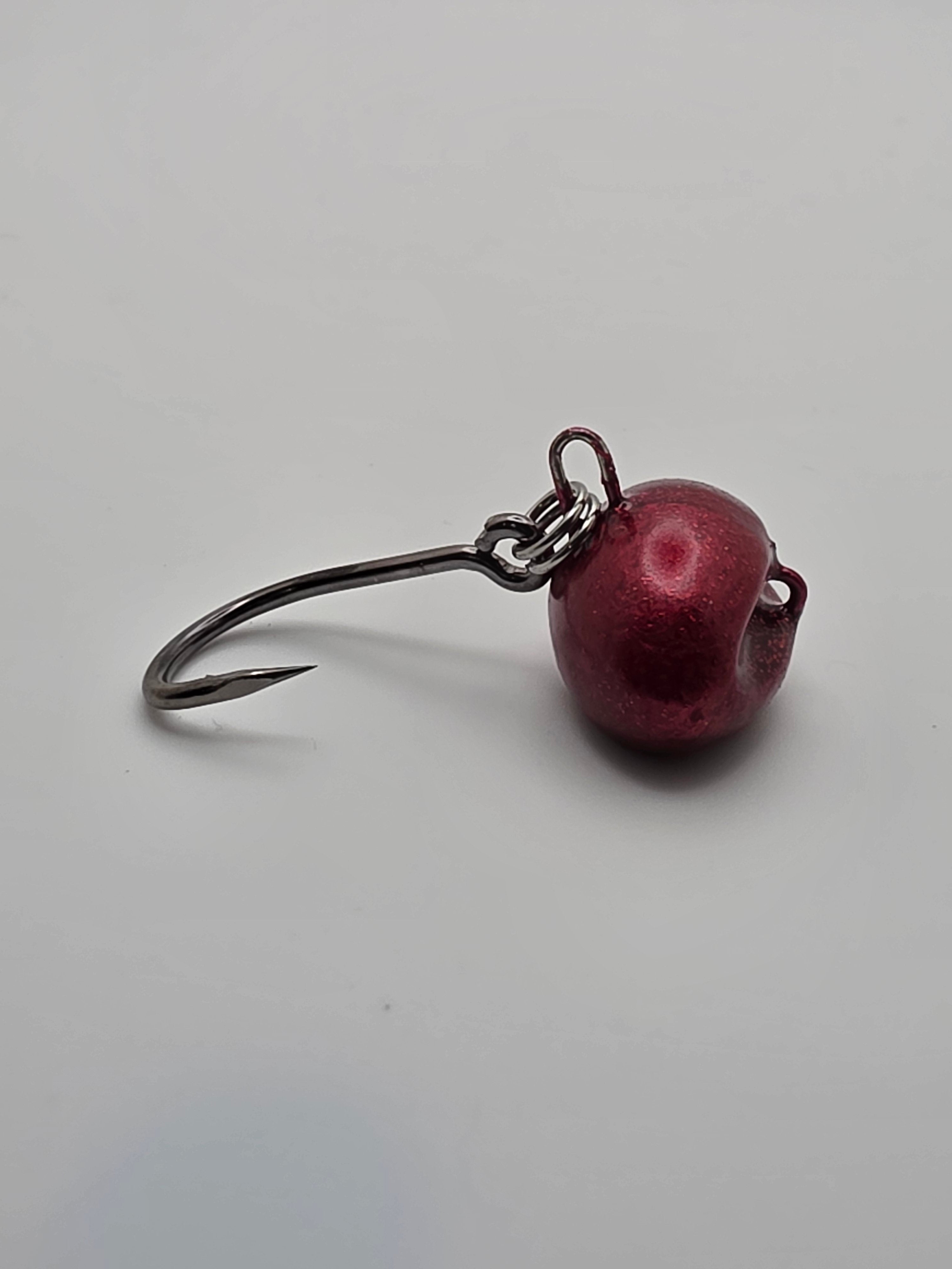 Sheepshead Football Swing Jig (4X Live Bait Hooks With Split Rings)