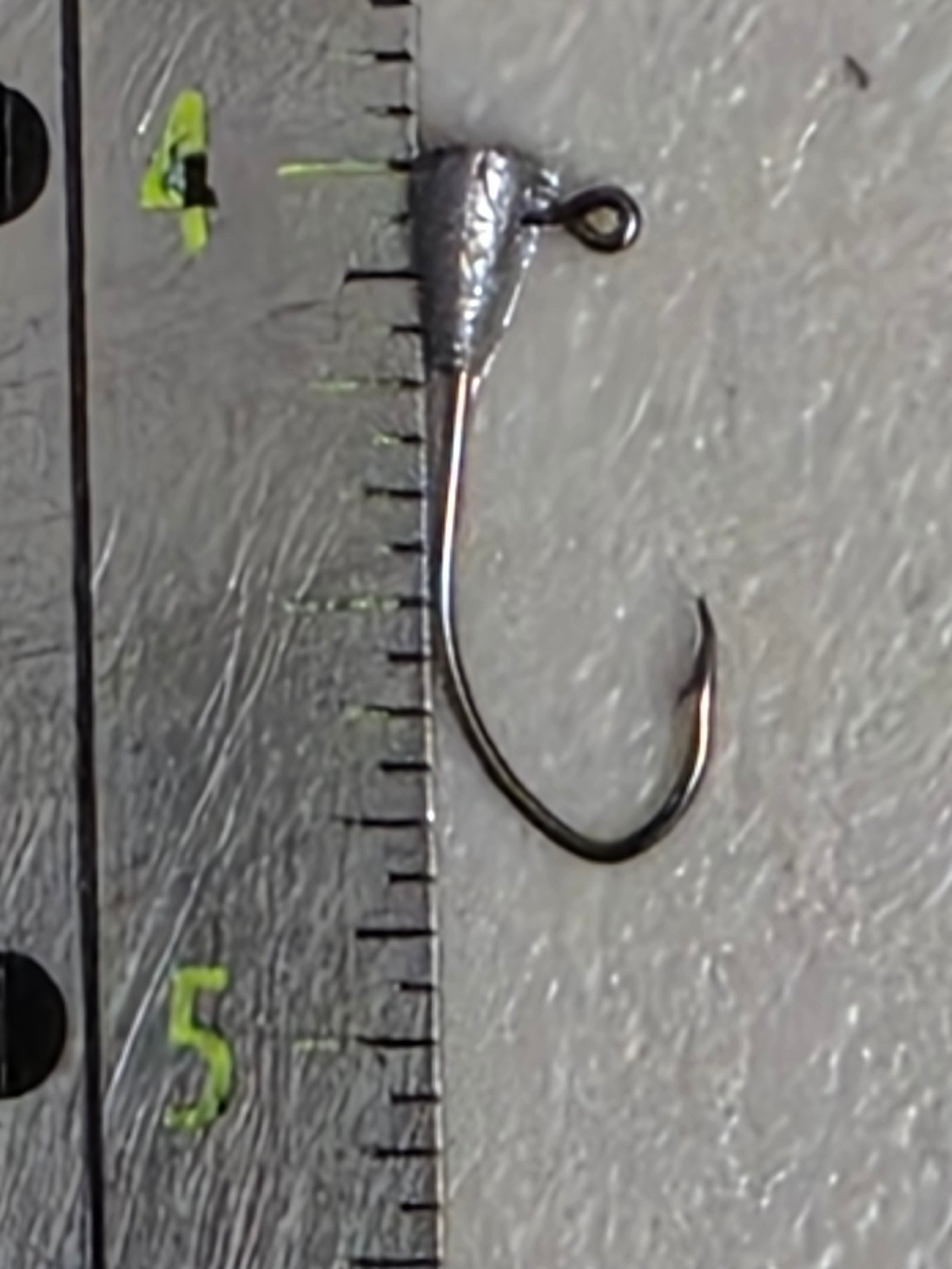 1/64 oz Dart Jig Head with #10 Mustad Sickle Hook | Premium Panfish and Crappie Jigs