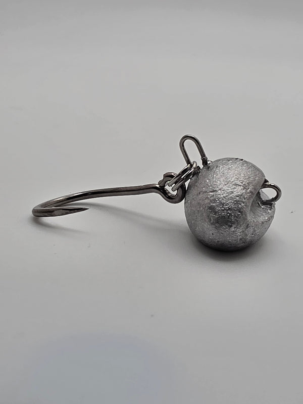 4X Live Bait Hook w/ Split Rings – Sheepshead Football Swing Jig (3-Pack)