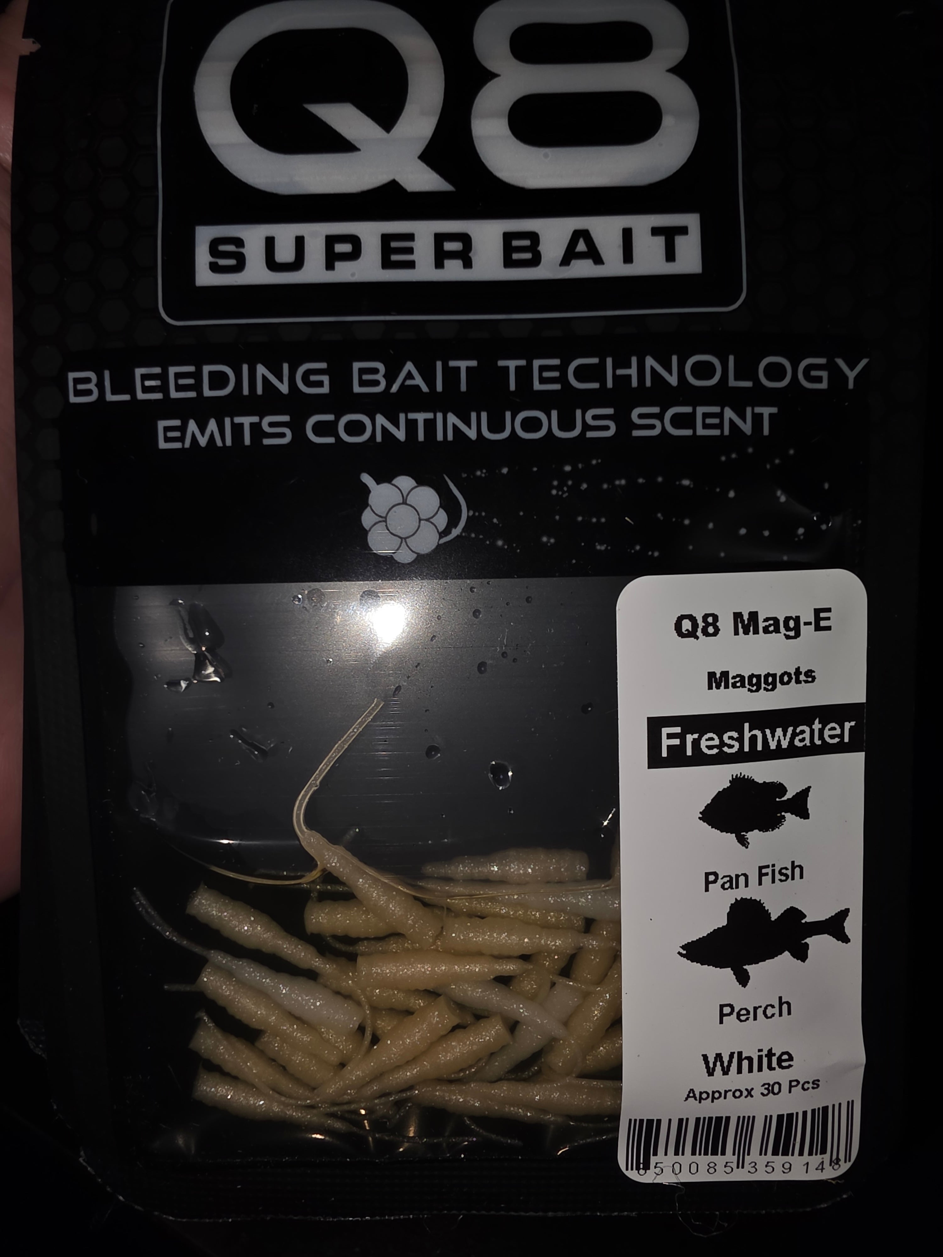 Q8 HybrAlive Mag-E’s – Artificial Maggot Fishing Baits