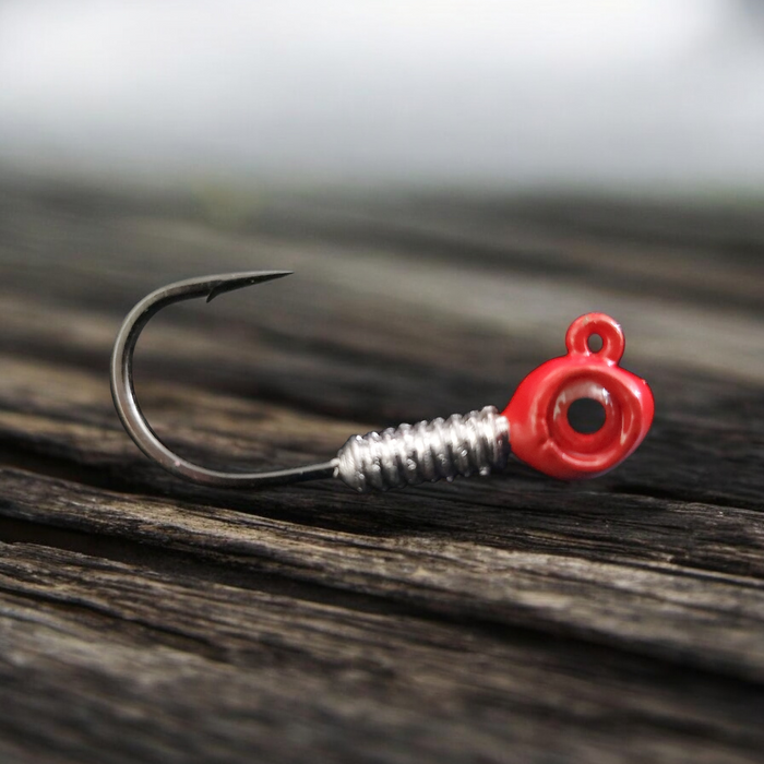 XL Long Barbed Jigs W/ Eyes (3/0 HOOKS)