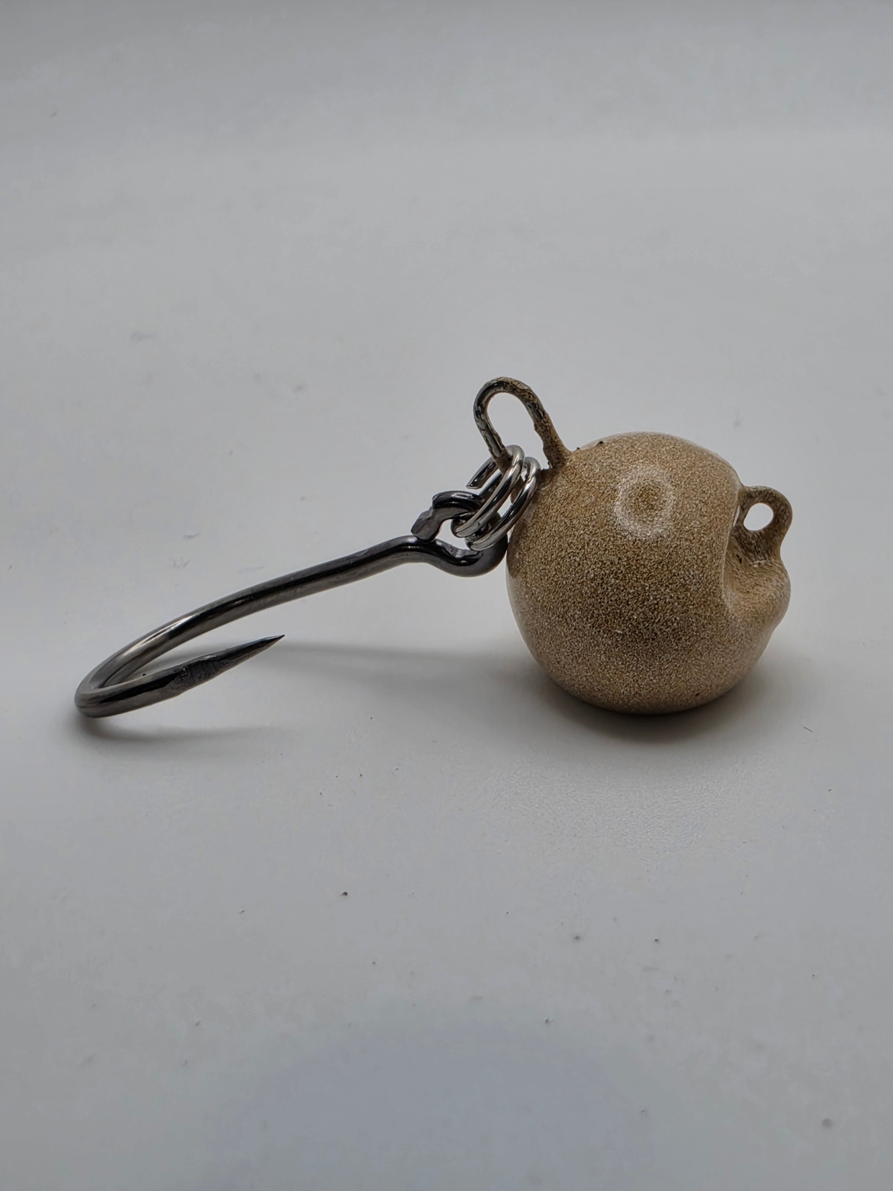Sheepshead Football Swing Jig (4X Live Bait Hooks With Split Rings)