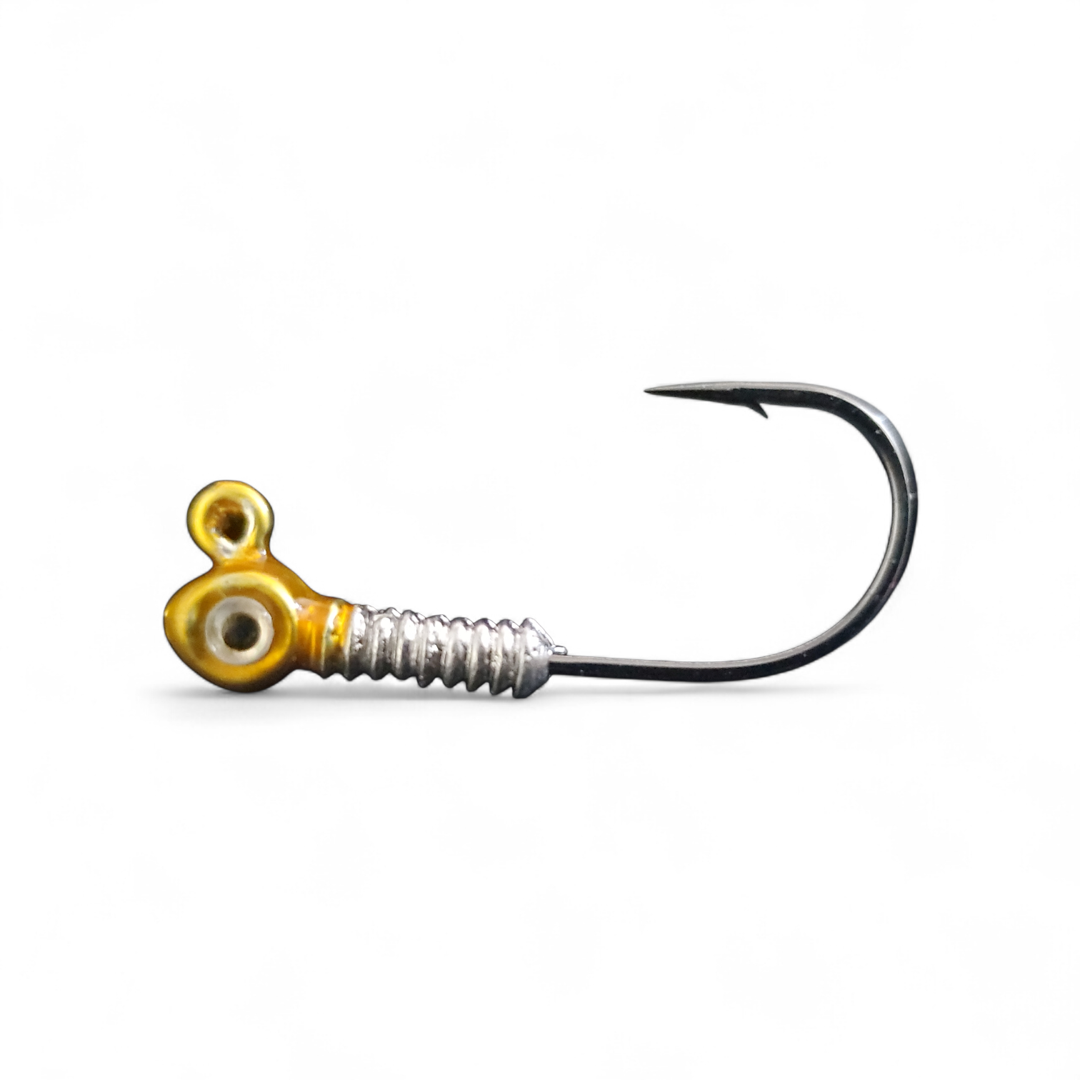 XL Long Barbed Jigs W/ Eyes (3/0 2X Strength Hooks)