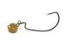 Football Head Swing Jig with wide gap worm hook