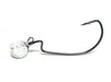 Football Head Swing Jig with wide gap worm hook