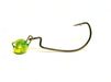 Football Head Swing Jig with wide gap worm hook