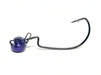 Football Head Swing Jig with wide gap worm hook