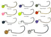 Football Head Swing Jigs jig head, hand-poured and painted in the USA