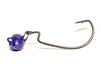 Football Head Swing Jig with wide gap worm hook