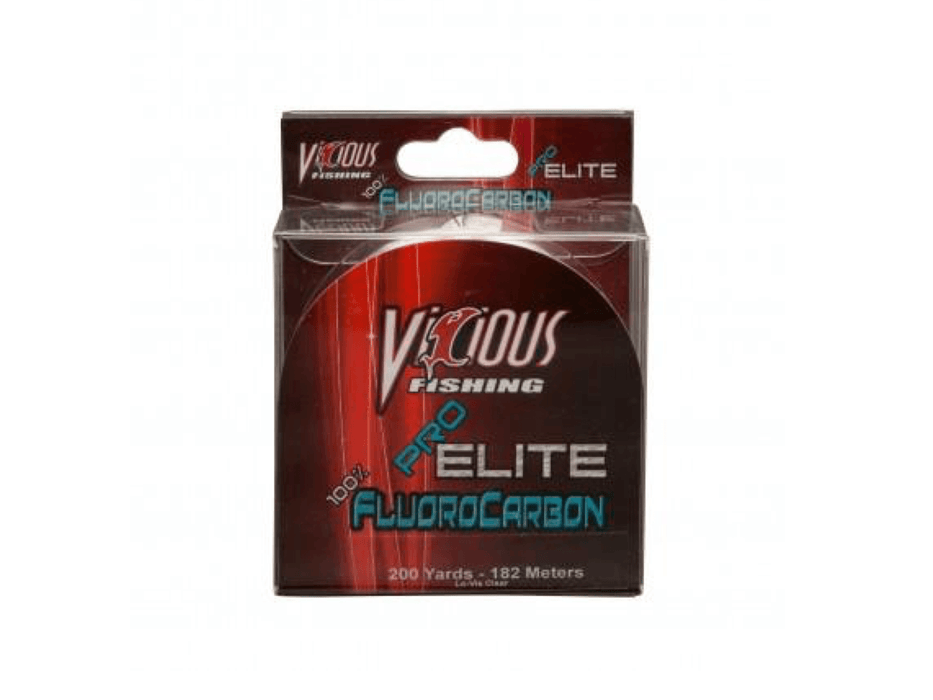 10 lb Pro Elite Fluorocarbon Fishing Line From Vicious Fishing