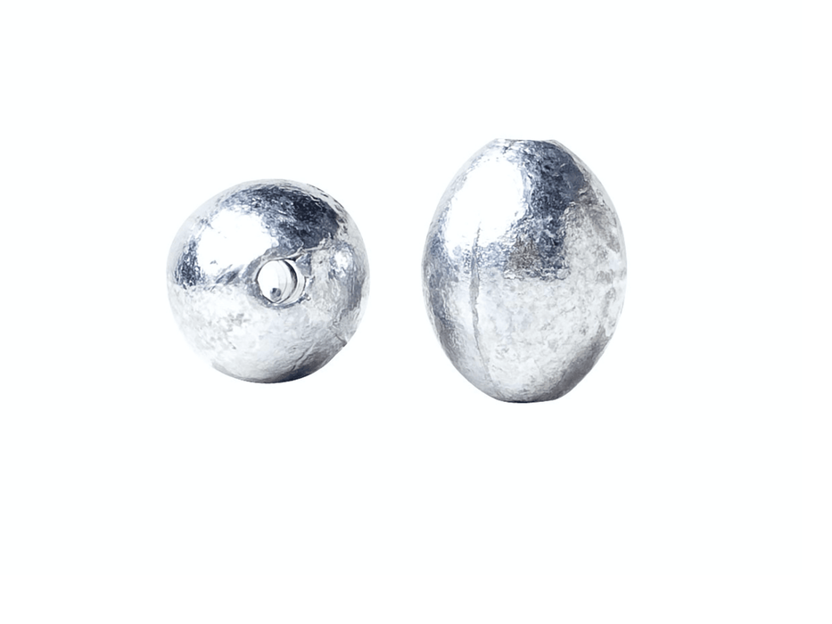 3/4 Oz Egg Sinkers - Quantity of 12 Fishing Weights Set Sinker Supplies Gear and 3/4 Oz Egg Sinkers - Quantity of 12 Fishing Weights Set Sinker Supplies Gear and