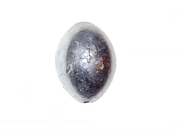 4oz Egg Sinker (Large 3/16' Hole) fishing weight, made in the USA