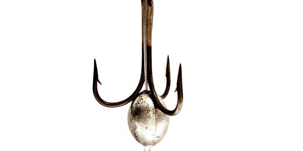 Lucky Joes Gator Gitter Snag Hook: 10/0 SS Quad Hook Beast For Big Fish