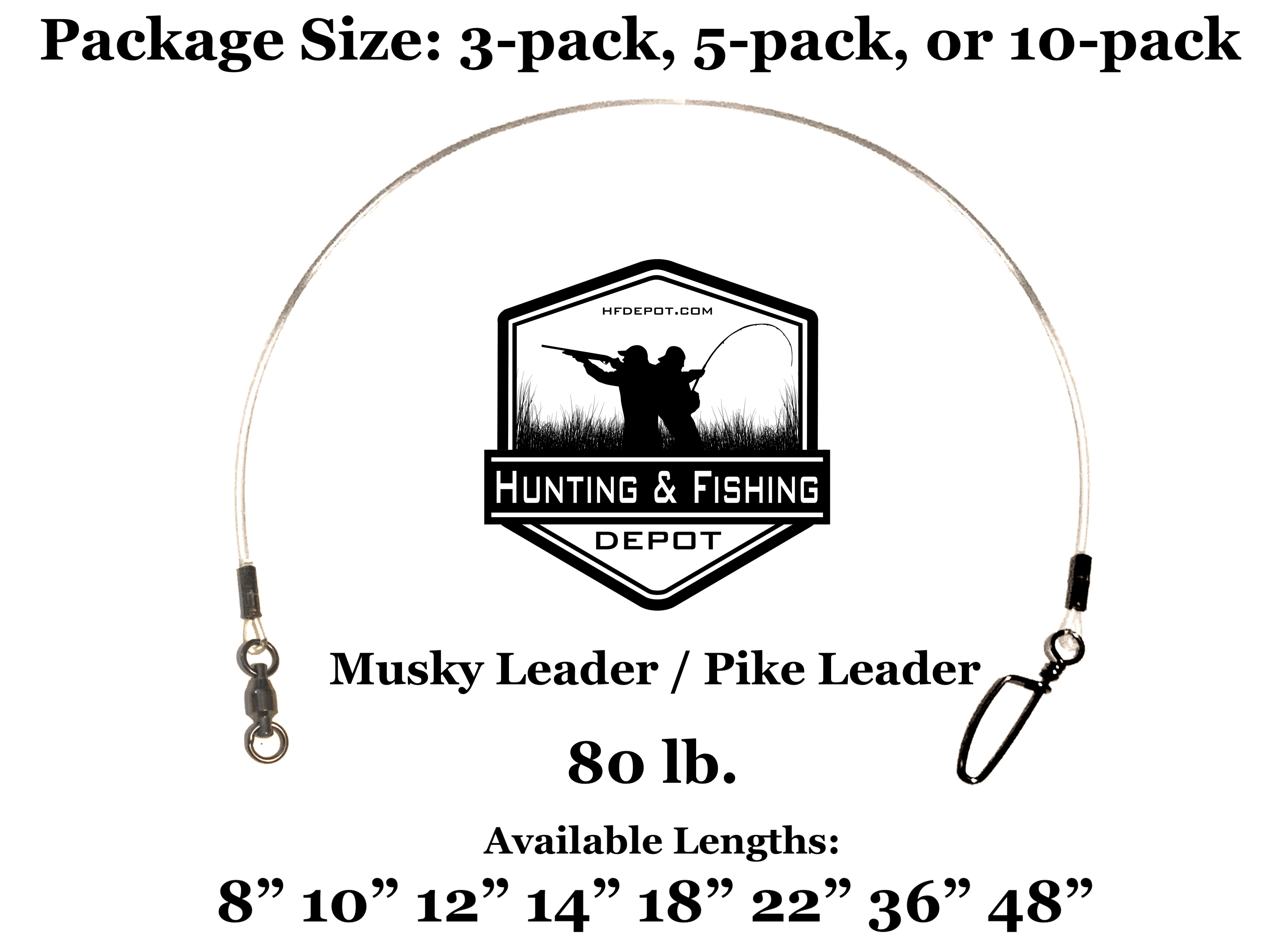 80lb Musky Leader– Hunting and Fishing Depot