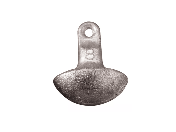 8oz Mushroom Weight fishing weight, made in the USA