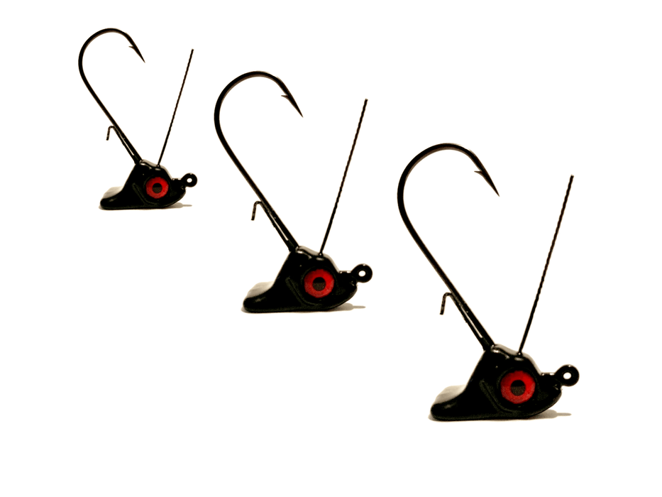 Black Ned Rig Stand Up Jigs 3pk