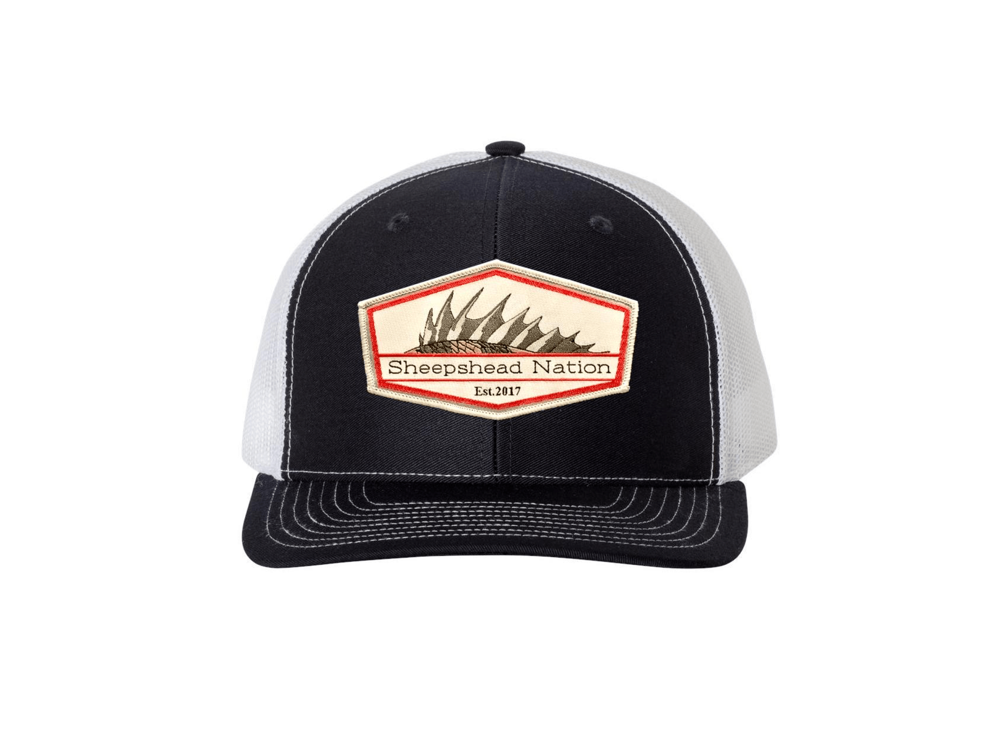 Black / White Sheepshead Nation Hat - Hunting and Fishing Depot