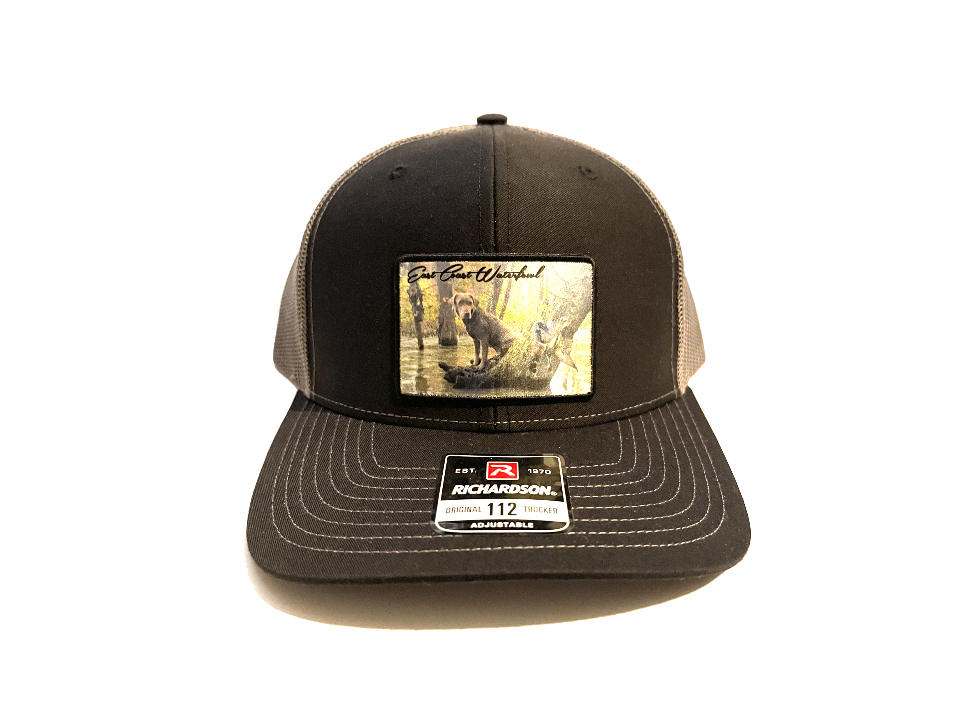 Silver Lab Patch Snap Back | East Coast Waterfowl