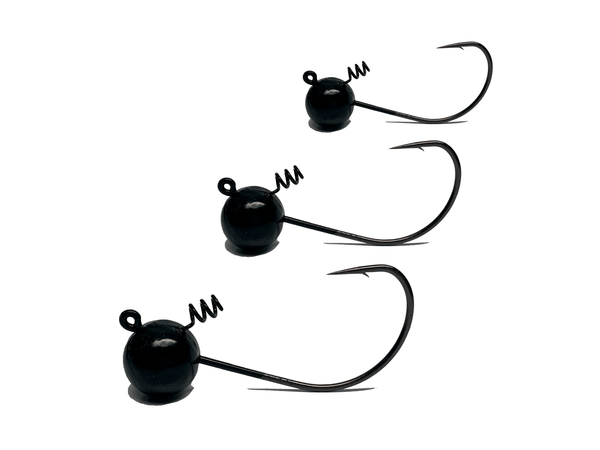 Black Shaky Finesse Jigs | Screw Locks | Bass Jigs - Hunting and Fishing Depot