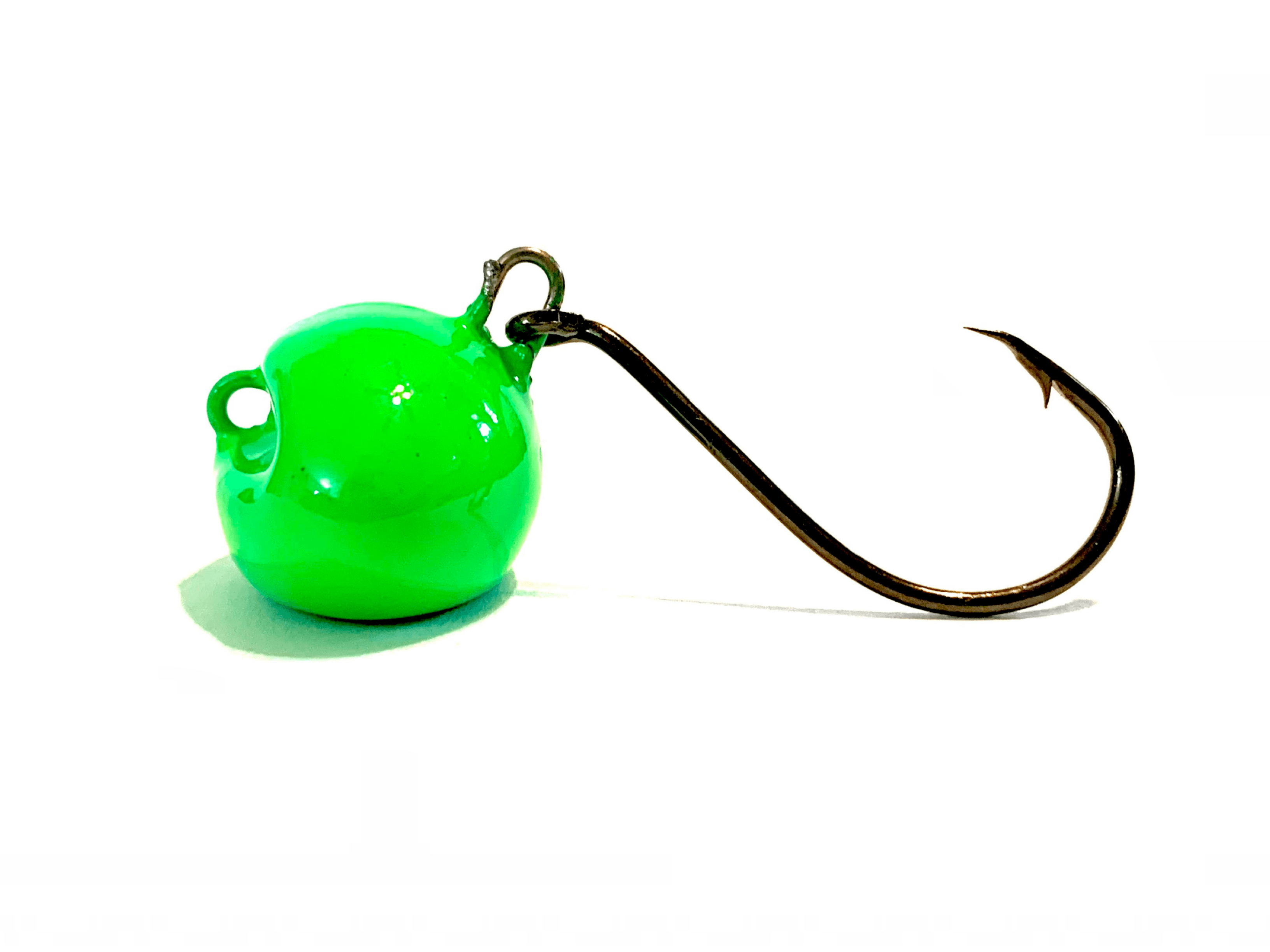 Bright Green Sheepshead Jigs - Hunting and Fishing Depot