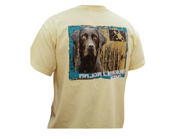 Brown Lab Retriever | Major League Fowl  | T-shirt - Hunting and Fishing Depot