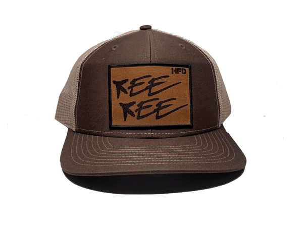 Brown / Khaki Kee Kee Turkey Logo Hat - Hunting and Fishing Depot