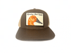 Brown/Tan Canvasback Patch Snapback