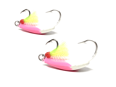 Candy Pink Pompano Jigs With Teasers