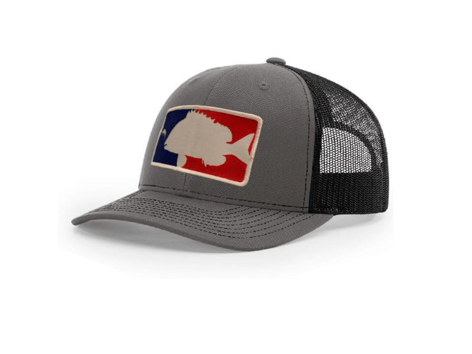 Charcoal / Black Major League Sheepshead Trucker Hat | Sheepshead Nation - Hunting and Fishing Depot