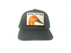 Charcoal/Green Canvasback Patch Snapback
