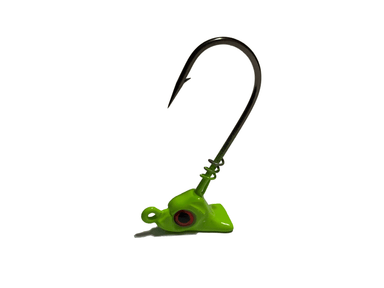 Chartreuse Standup Flounder Jigs - Hunting and Fishing Depot